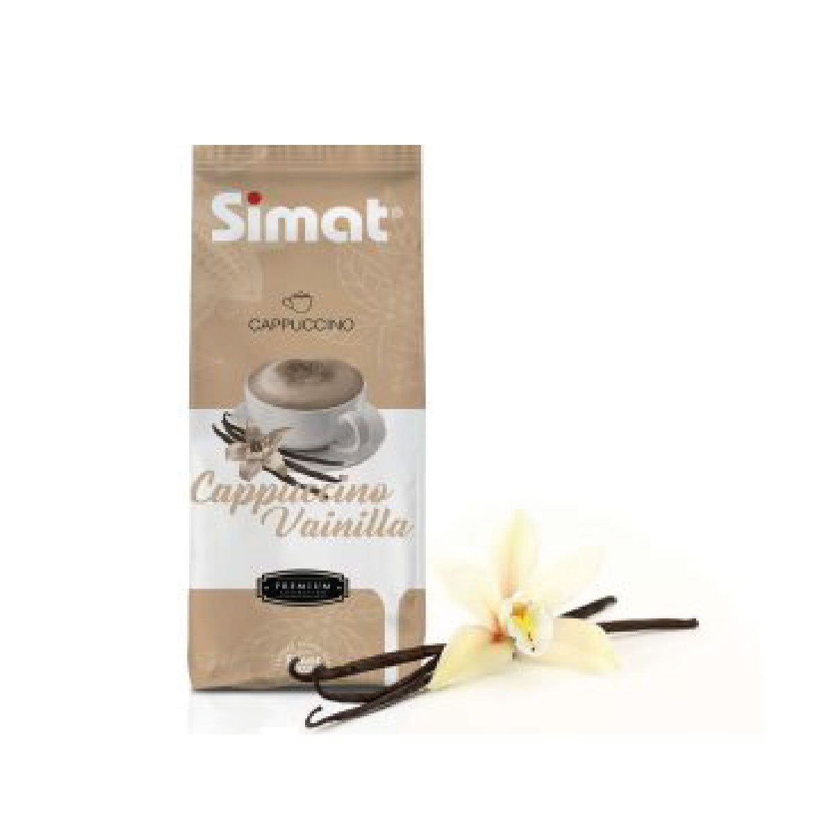 capuccino granulado con sabor de vainilla. capuccino granulado con sabor de vainilla.